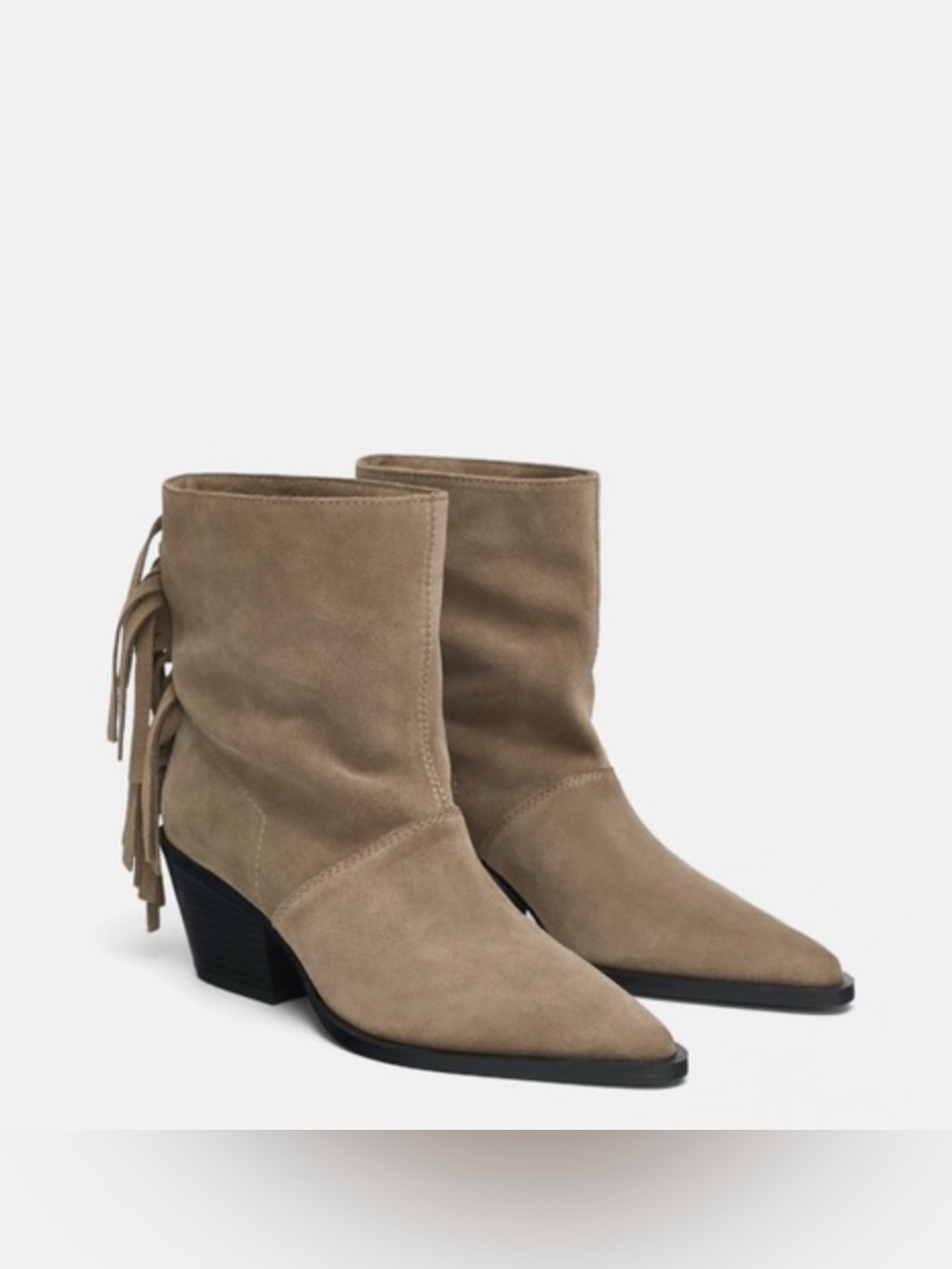 Zara Fringe Ankle Boots NEW!
Size 35